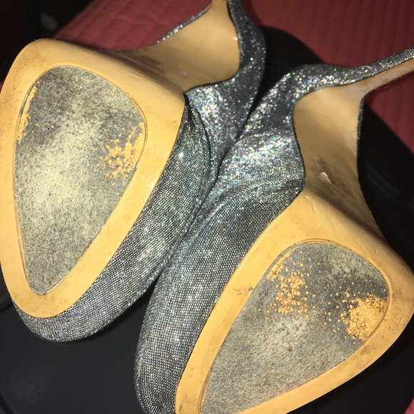 Metallic dark grey pumps - Picture 5 of 6